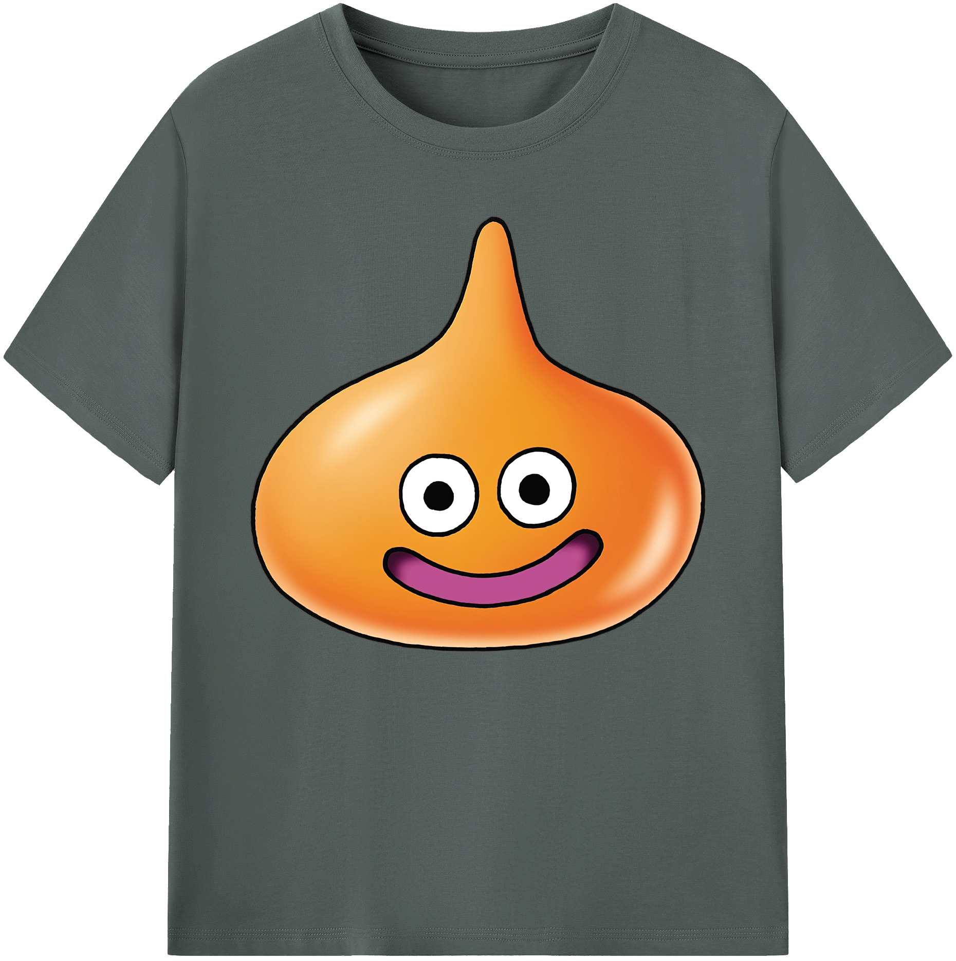 （画像用） ドラゴンクエスト Doragon Kuesuto Dragon Quest 綿100％ メンズ半袖Tシャツ｜肌触りやわらか＆通気性